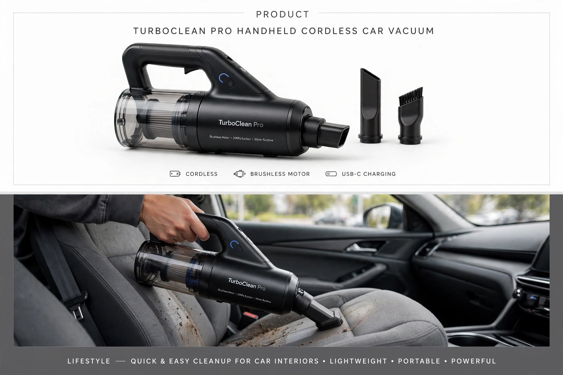 Wireless-red Car Vacuum Cleaner Wireless Usb Charging Car Vacuum Cleaner Home Handheld Mini Desktop Vacuum Cleaner Portable